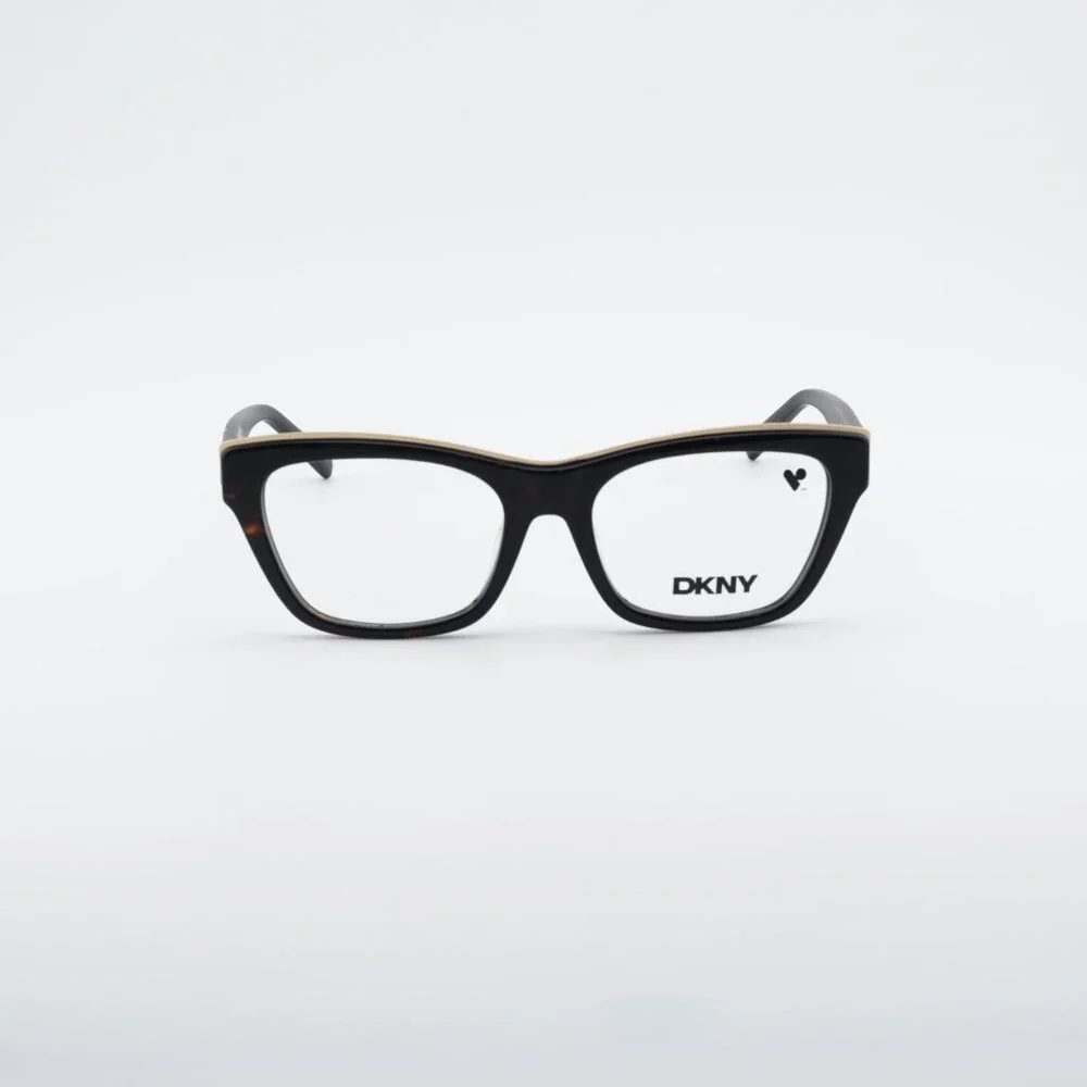 DKNY DK5063 237 Eyeglasses - Havana/Black 54mm Square Frame